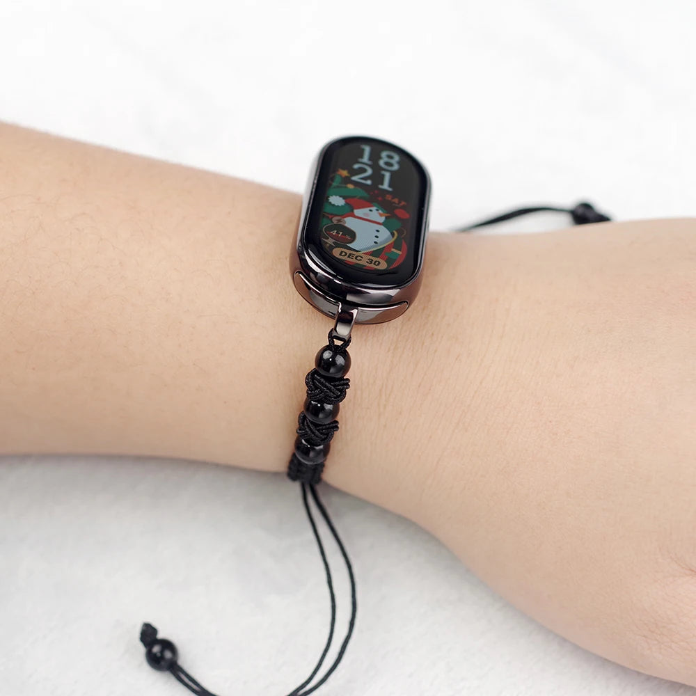 Mi Band 10 9 8 7 6 5 Strap New Design Bracelet for xiaomi Smart Band 8 NFC Wristband Twist Rope Mi 9 10 Accessories