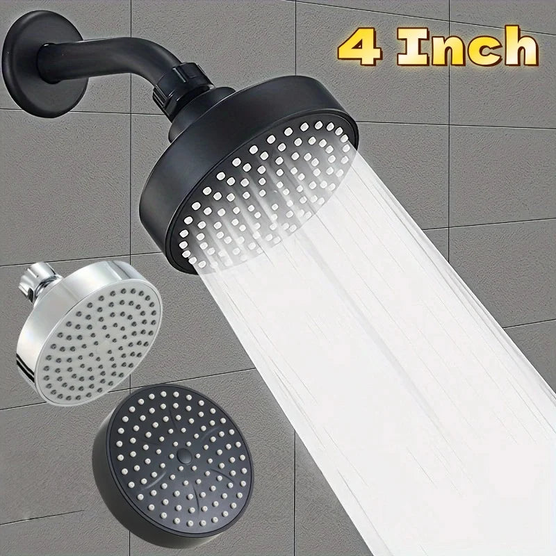 10cm High Pressure Shower Head 4Inch Sprayer Adjustable Rainfall Shower Head Sprayer Bathroom Fixture Faucet Replacement Part