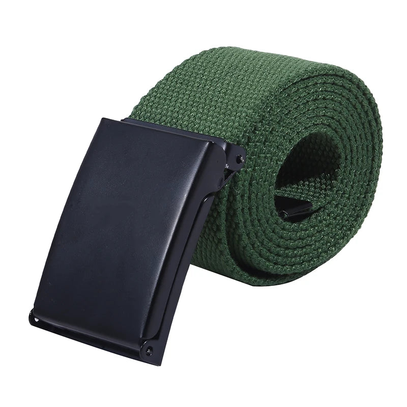 New Men's Belts Tactical Outdoor Belt Male Colourful  Canvas Trouser Belt High Quality Trend Man Waistband