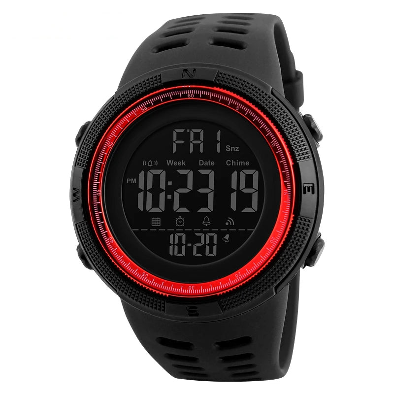 SKMEI Fashion Outdoor Sport Watch Men Multifunction Watches Alarm Clock Chrono 5Bar Waterproof Digital Watch
