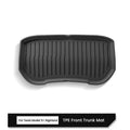 For Tesla Model 3+ Highland Front Rear Trunk Mat TPE Full Coverage Trunk Seat Backrest Protective Pad Cargo Liner Anti Dirty Mat
