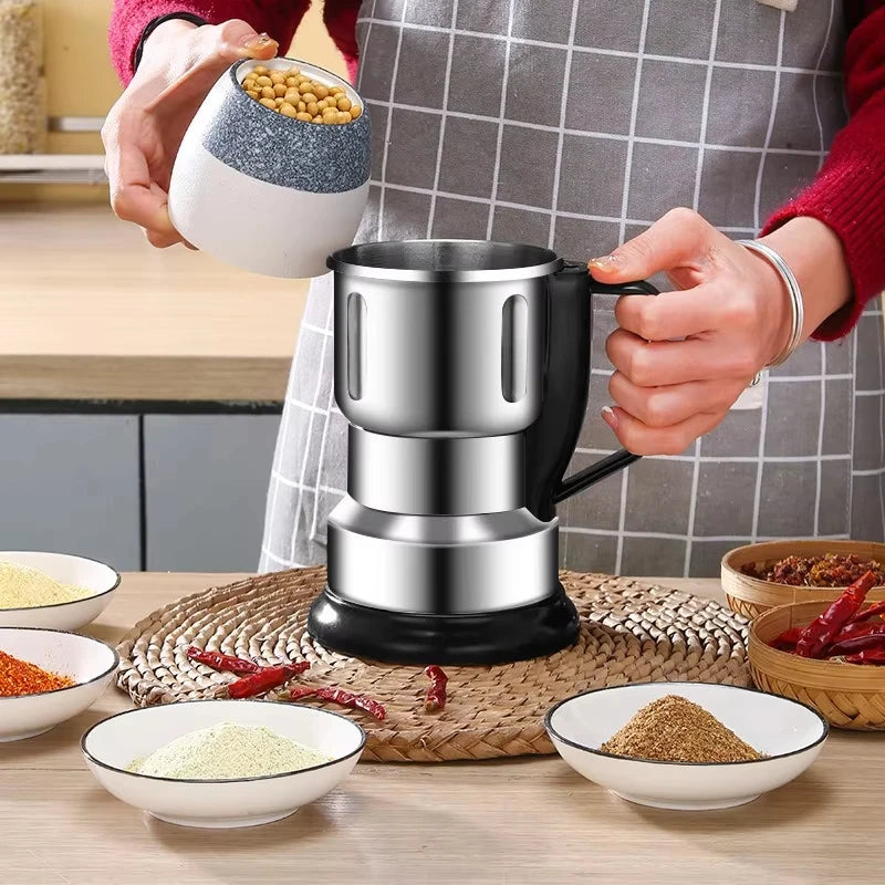 Electric Coffee Grinder, Grain Mills, Spice Grinder Electric, Household Small Powder Grinding Machine, Herb Grinder, Multifuncti