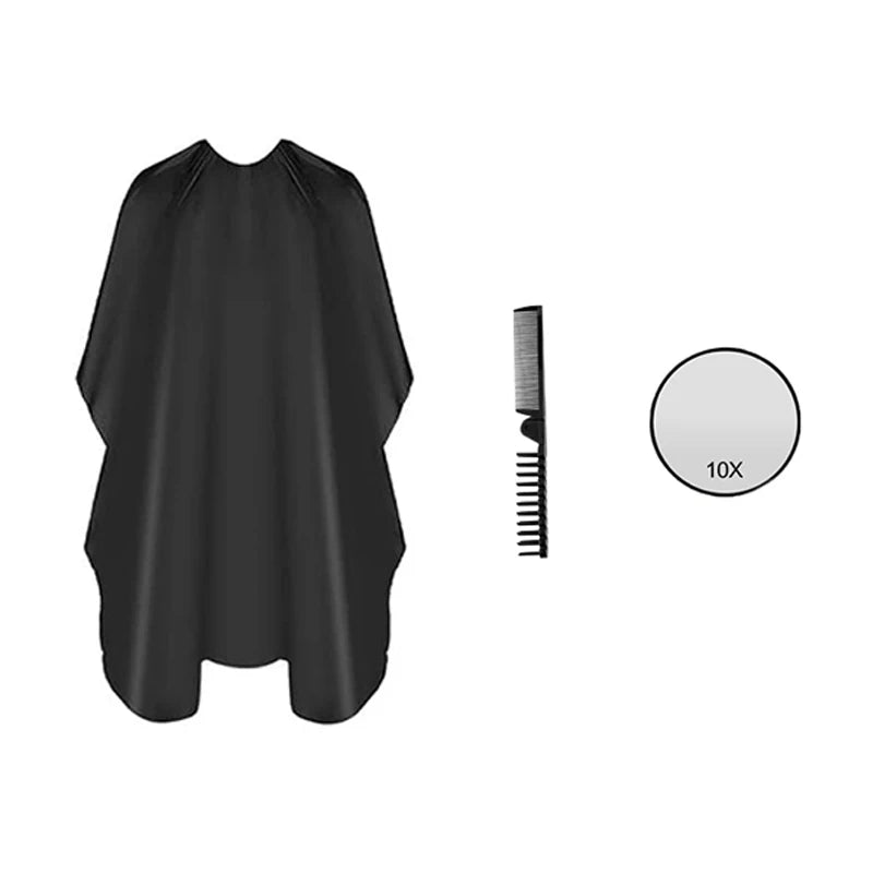 3 Way Compact Mirror for Self Hair Cutting Portable Trifold Cosmetic Mirror Makeup Vanity Mirror for Men and Women Folding Black