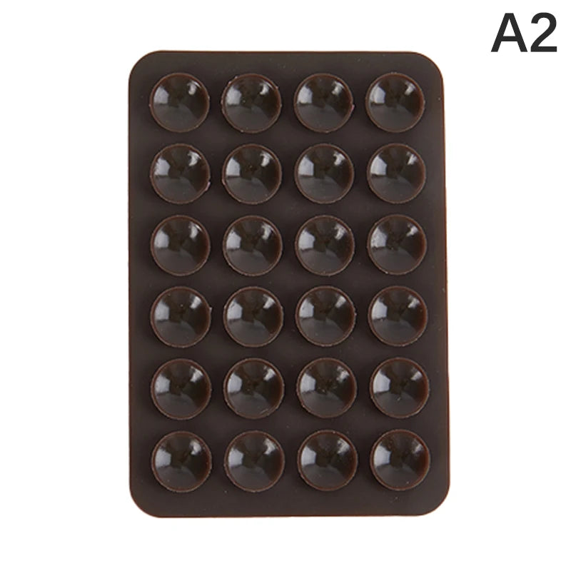 Single Side Silicone Suction Pad For Phone Sticky Gel Mat Anti-Slip Gripper Pad Universal Fixate Adhesive Reusable Holder