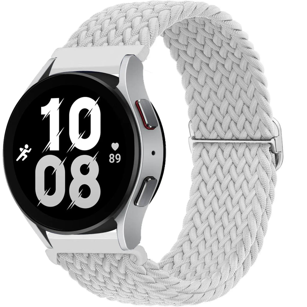 Nylon Strap for Samsung Galaxy Watch 7 6 5 4 40mm 44mm 6Classic 43/47mm 20mm 22mm Braided Solo Loop Band for Huawei Watch 3 4Pro