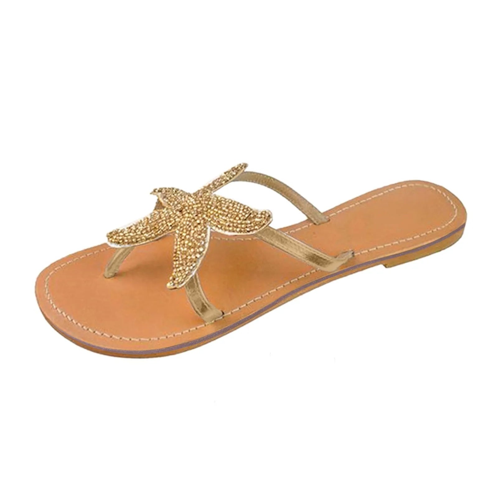 Summer Flat Flip-Flops Large Size 37-42 Casual Womens Outdoor Fashion Slippers Beach Holder Fashion Shoes Ladies Slippers