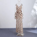 Sexy Sling Women's Maxi Dress V-neck Backless Floral Print Sleeveless Long Skirt 2026 NEW Summer Beach Vacation Party Vestido