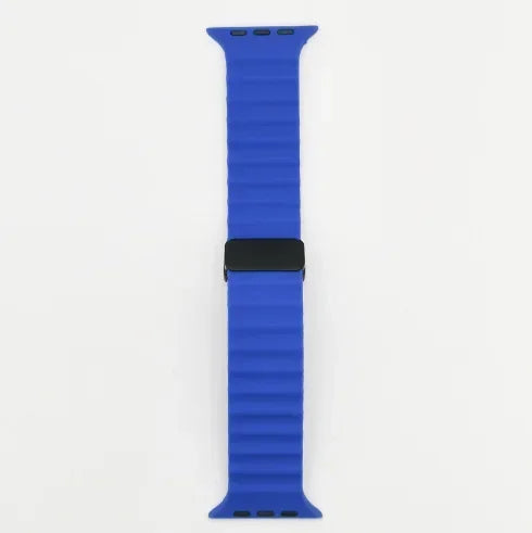 Silicone Strap For Apple watch band 49mm 45  44 40  41 38 42mm magnetic buckle bracelet iWatch Ultra series 7 6 3 se 8 9 Ultra 2