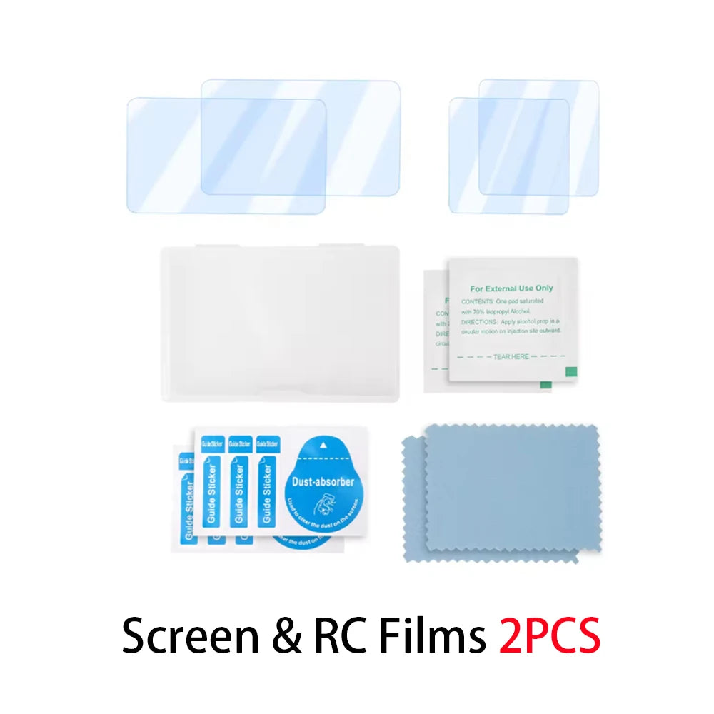 Sunnylife Tempered Glass Film for DJI Pocket 4P/4/3 Screen Film & Remote Control Film Combo for DJI Osmo Pocket 4P Accessories