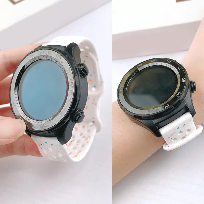20mm 22mm Silicone Band For Huawei Watch GT6 GT6 Pro 46mm Sport Strap For Huawei Watch GT5Pro GT2 3 4 5 46mm 42mm /GT3Pro 43mm