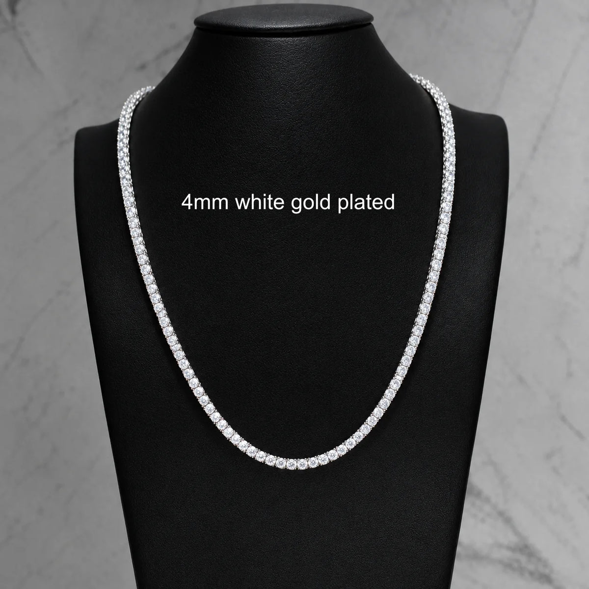 2-5mm Men Women Moissanite Tennis Chain Rose Yellow Moissanite Tennis Bracelet s925 Silver Tennis Chain For Women Men