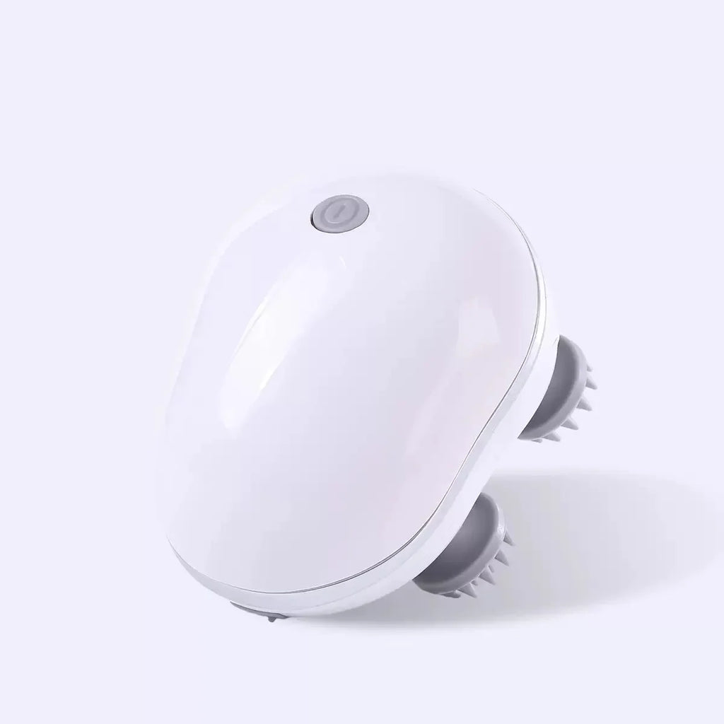 Head Massager with Adjustable Speed for Scalp Massage Red Light for Hair Care Soft Silicone for Deep Kneading of the Head