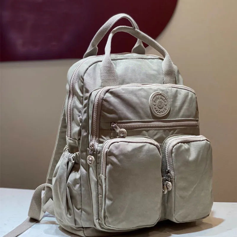 Korean Style Casual Backpack Women Lightweight Mini Backpack for Daily Commute Travel, Cute School Bag