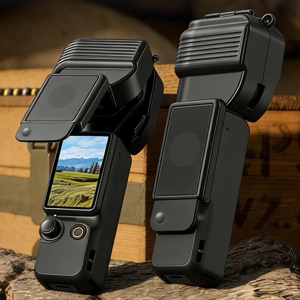 Shockproof Protective Cover Case For DJI Osmo Pocket 4 Hard Shell Anti Scratch Guard For Camera And Lens All Around Protection