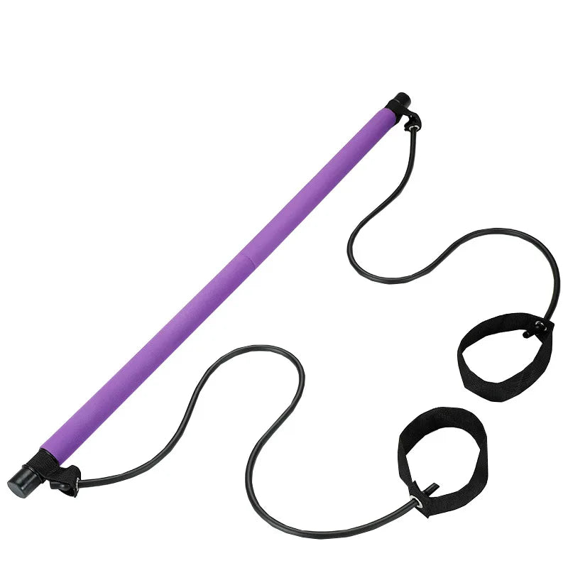 Pilates Stick Fitness Stick Puller Home Yoga Elastic Band Slimming Exercise Equipment Female Tension Rope Elastic Rope