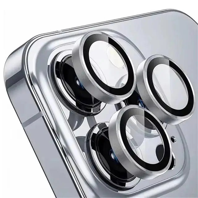 2-3Pcs Camera Lens Protector For IPhone 16 15 11 12 13 14 Pro Max 16 Plus Metal YIj Ring Lens Glass For Iphone 15 16 Pro Max