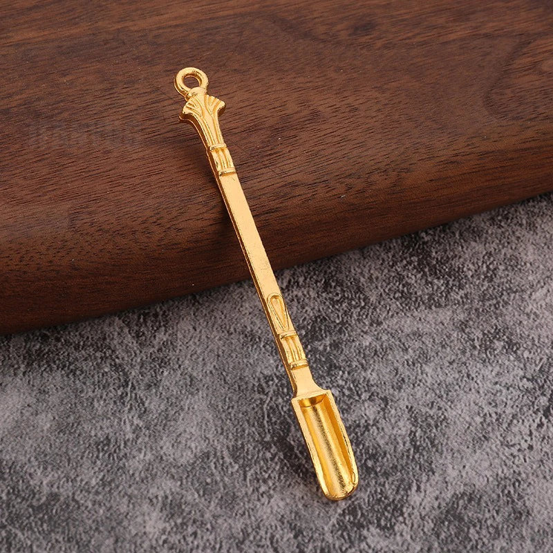 Metal Mini Shovel Spoon Medicine Spoon Micro Debugging Shovel Dessert Salt Teaspoon Mini Powder Spoon Kitchen Accessories
