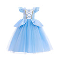 Princess Dress Collection Cinderella Snow White Aurora Rapunzel for Girls Halloween Birthday Cosplay Costume Kids 2-8Y Vestido