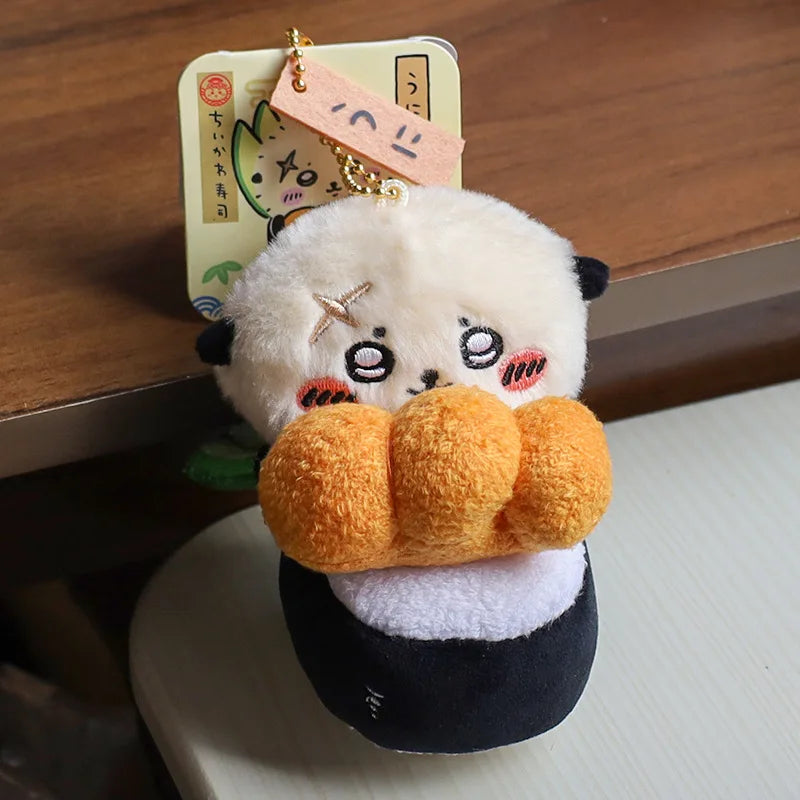 Sushi Series jiyi Pendants Plush Dolls Momonga Hachiware Usagi Pendants Keychains Friend Dolls, Toys Cute Gifts