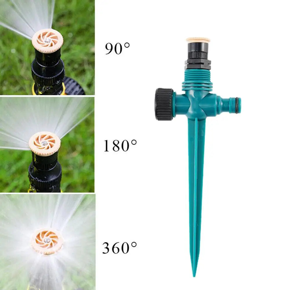 Upgrade Garden Sprinkler 360° Rotation Irrigation Watering System Agriculture Ground Automatic Tube Adjustable Plug Buried Atomi