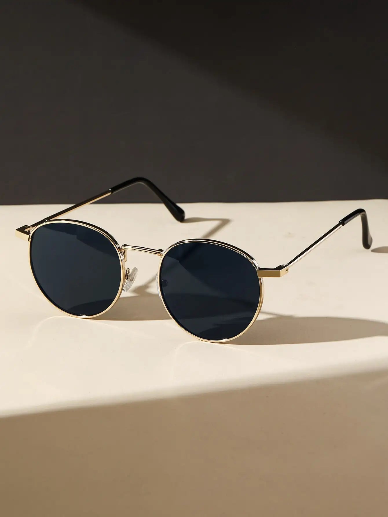 1/2PCS Women Sunglasses, Irregular Solid‑Color Copper Full‑Frame, UV Protection Minimalist Fashion Shades for Daily Wear