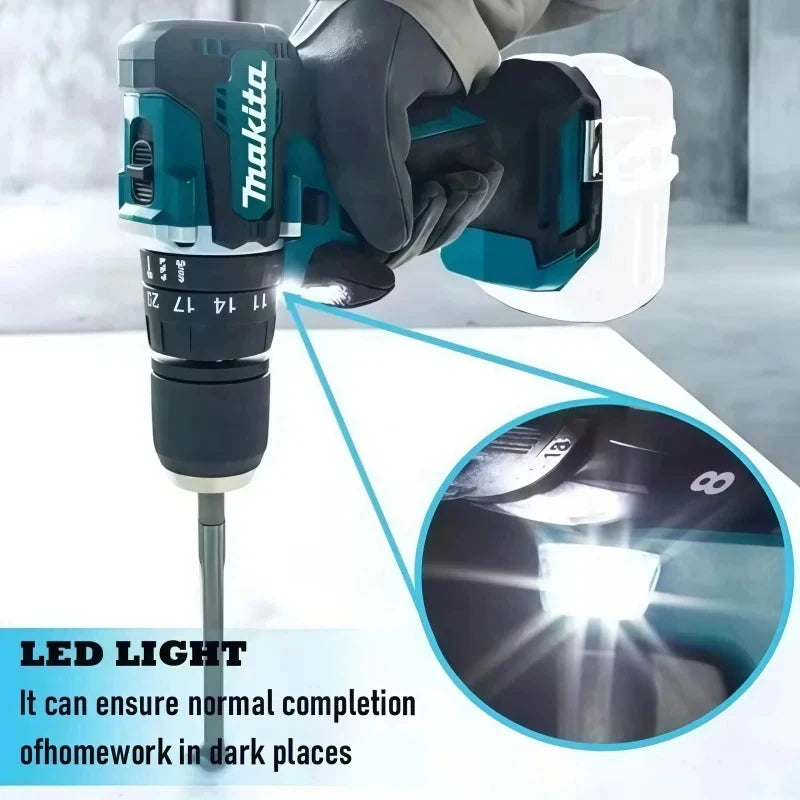 Original Makita Battery DDF487 Cordless Driver Drill Brushless Electric Impact Screwdriver Rechargeable  battery Power Tool