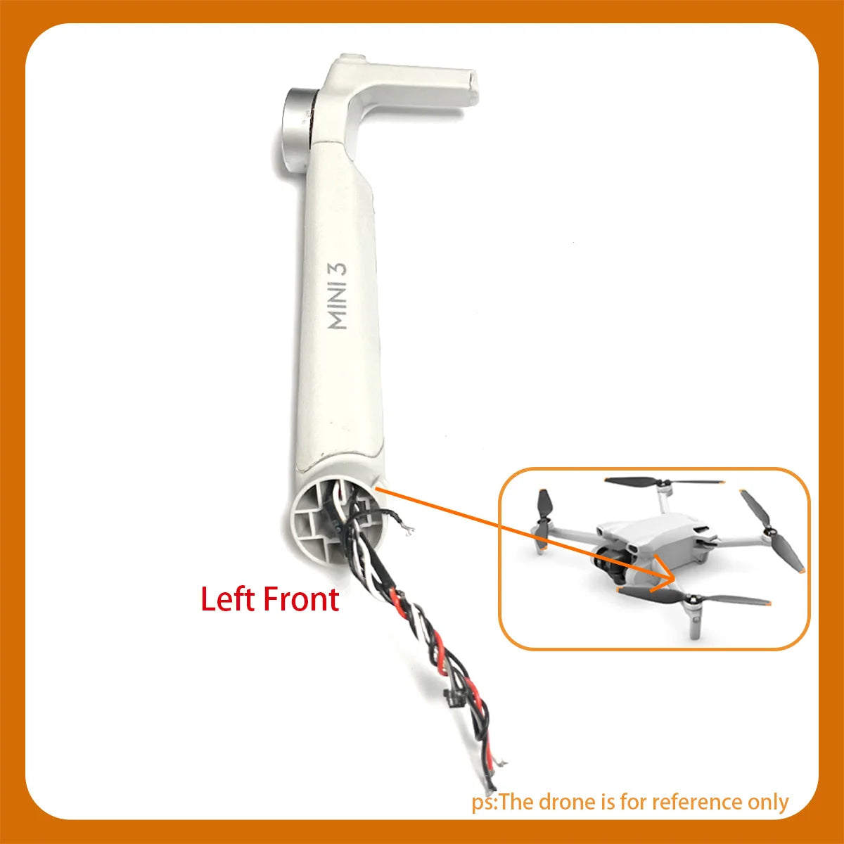 For DJI Mini 3 Shell Engine Motor Arm Gimbal Motor Yaw Motor GPS ESC, Propellers, Body Accessories, Tested in Good Condition