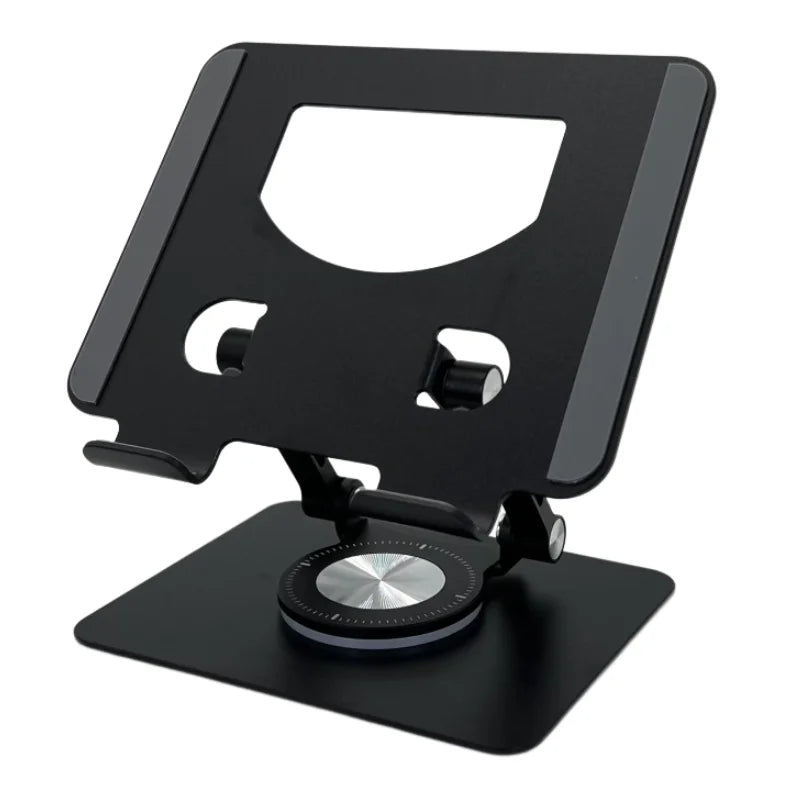 360 Rotation Foldable Laptop Bracket Mobile Phone Tablet Bracket Aluminum Alloy Desktop Lazy Backet Height Adjustable for iPad
