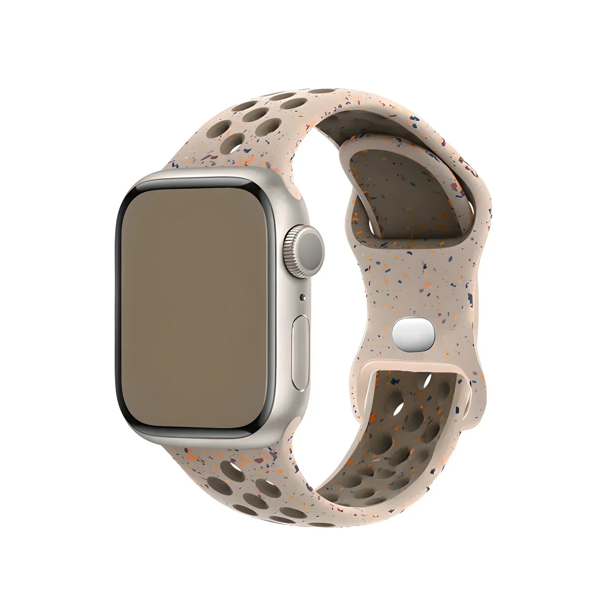 Original Silicone Strap For Apple Watch Band 49mm 44mm 45mm 40mm 42mm Breathable Correa for iWatch Series10 9 8 SE 7 6 Ultra