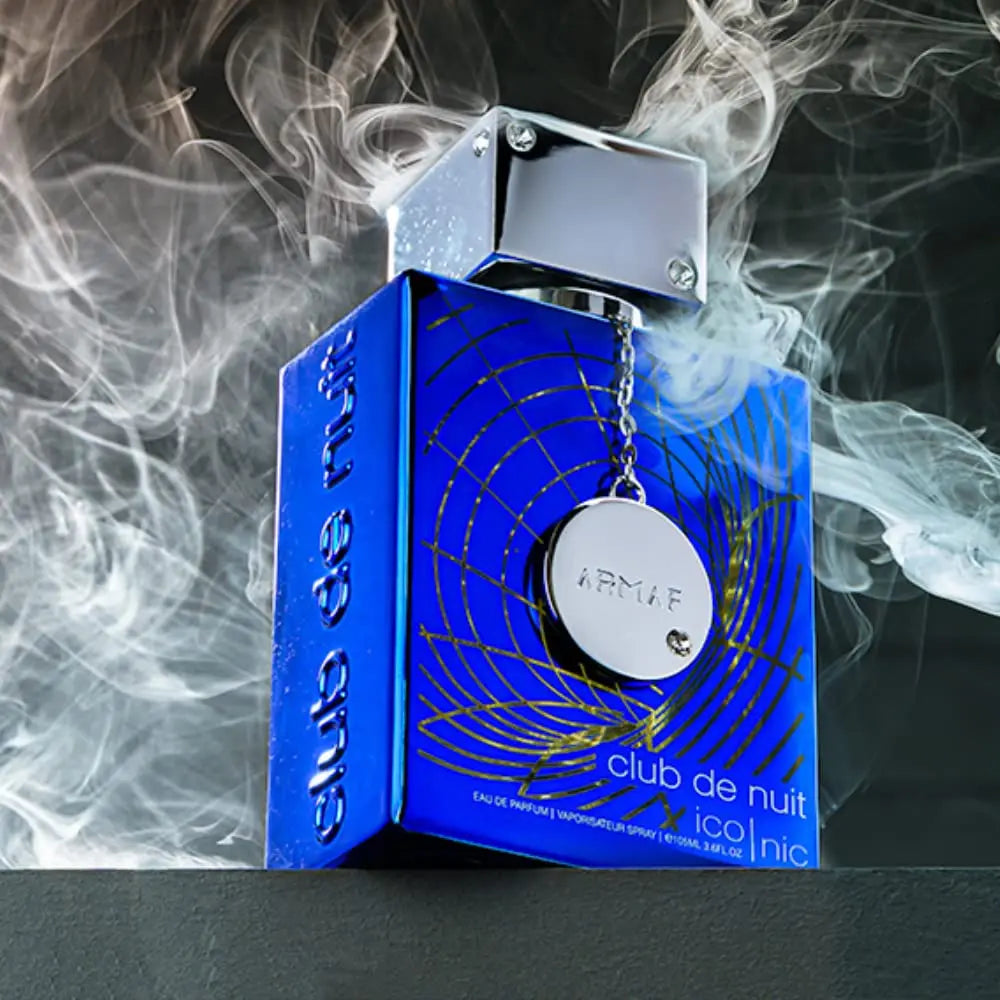 ARMAF Club De Nuit Blue Iconic for Men Eau De Parfum Spray, 3.6 Ounce