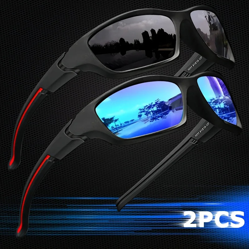 2/3PCS New Polarized Sunglasses for Men Outdoor Fashion Sports Fishing Cycling Eye Protection Sun Glasses Luxury Design Uv400