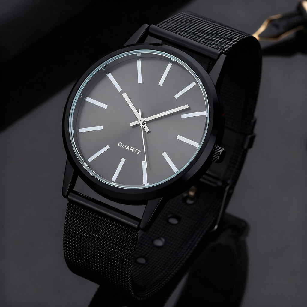 Luxury Women Watches 2025 New Stylish Silver Minimalist Business Ladies Quartz Watch Breathable Leather Steel Clock Reloj Mujer
