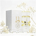 YARA LATTAFA Yara Moi EDP 100ML Perfume For Women Warm Soft Floral Milky Vanilla Aroma Long Lasting Matte White Gold Cross Ribbon Decor Bottle Complete Gift Box Anniversary Holiday Present