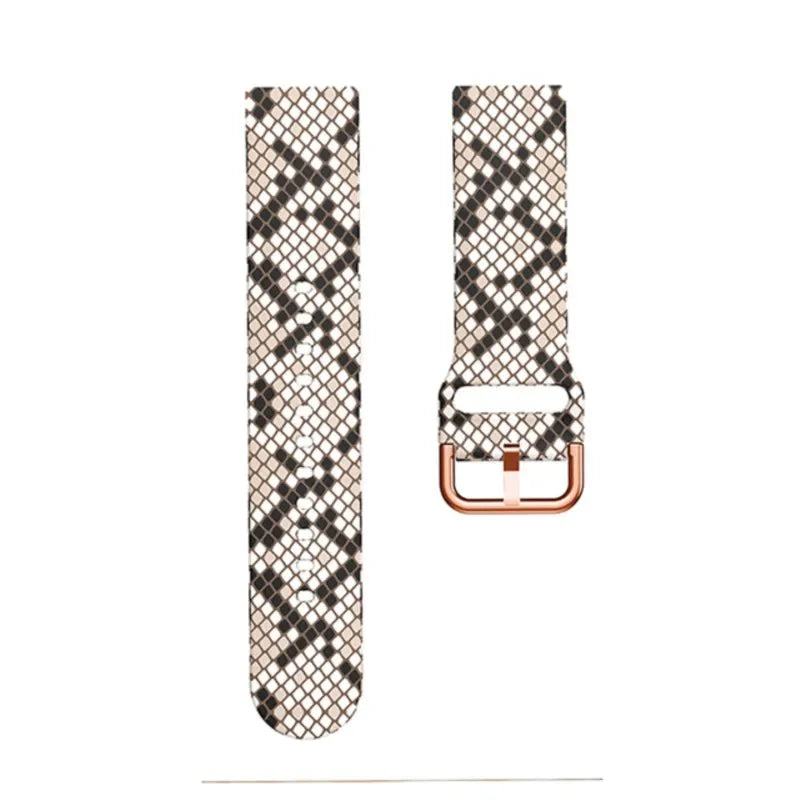Printed Silicone band For Samsung galaxy watch 6 Classic-5-pro-4 sport bracelet 20mm 22mm strap for Amazfit GTS/GTR/4/3/2e Mini