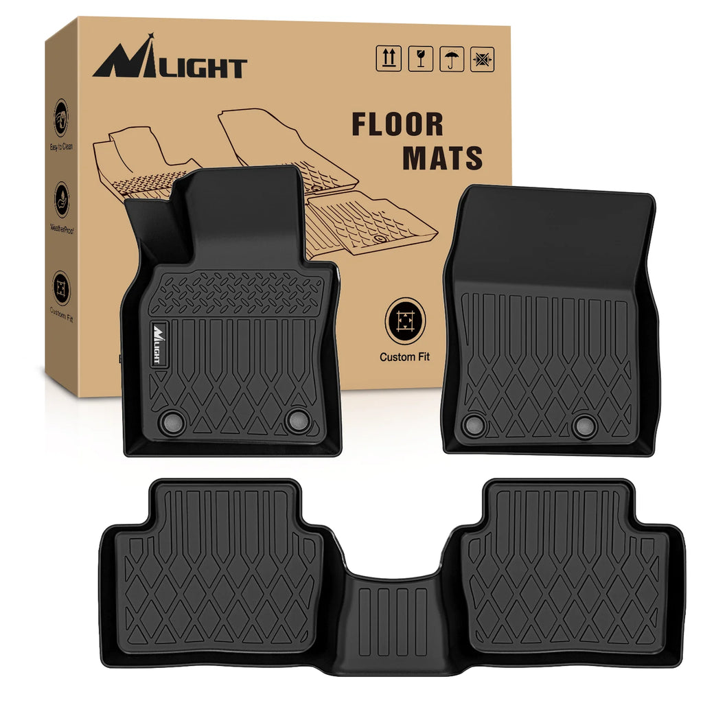 Nilight Custom Fit TPE Floor Mats All Weather Waterproof Heavy Duty Car Floor Liners for Mazda CX-5 2017-2025 Mazda3 2014-2018 2019-2025 Mazda6 2014-2021 CX-30 2020-2025 CX-50 2023-2025 CX-90 2024-2025 3 Row