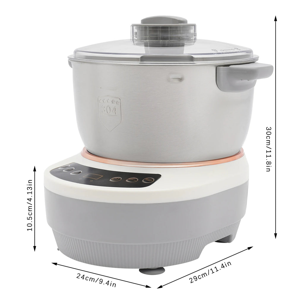 5L Electric Dough Maker US Standard with Ferment Function Electric Flour Kneading Machine Dough Mixer for Bread Pizza Dough