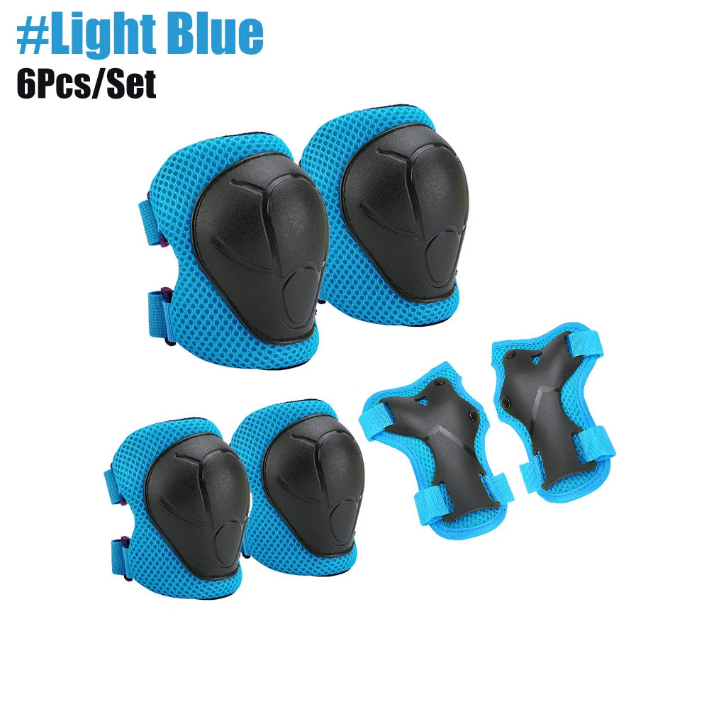 Kids Protective Gear Set Knee Pads for Kids 3-7 Years Toddler Knee and Elbow Pads with Wrist Guards for Skating Cycling Bike New