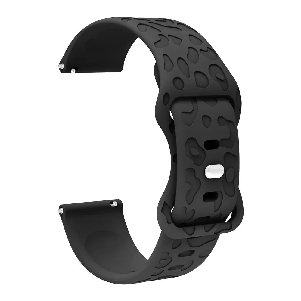 18mm 20mm 22mm Leopard Bracelet for Garmin Venu 3S Band Venu 2S Correa Active 5 Bands Garmin Forerunner 265 Band 265S 255S 255