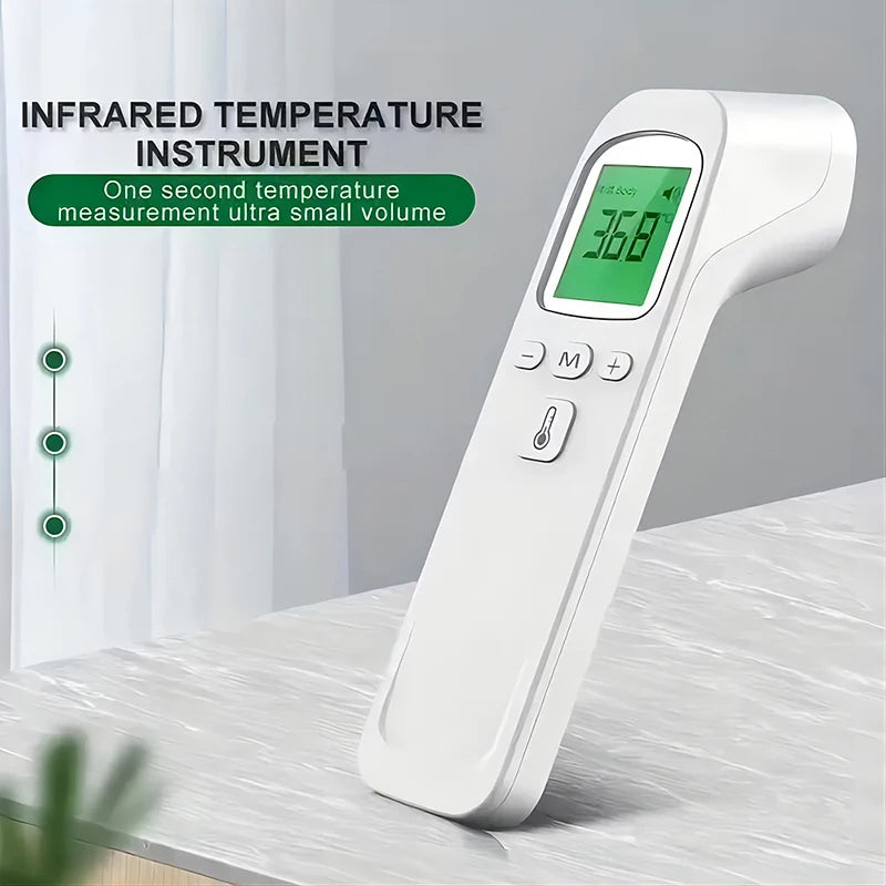 Household Thermometer Digital Non-Contact LED Infrared Body Thermometer Tool or Handheld Finger Pulse Oximeter Blood Oxygen