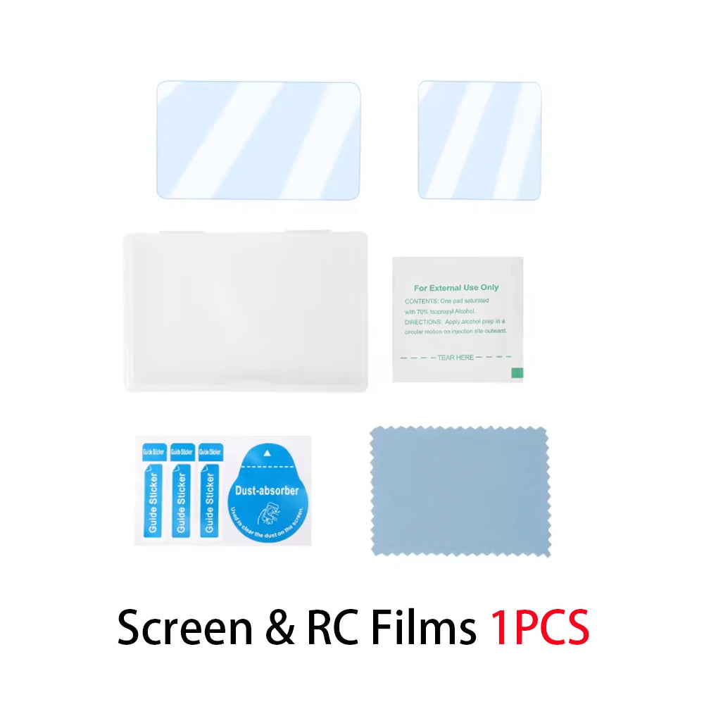Sunnylife Tempered Glass Film for DJI Pocket 4P/4/3 Screen Film & Remote Control Film Combo for DJI Osmo Pocket 4P Accessories