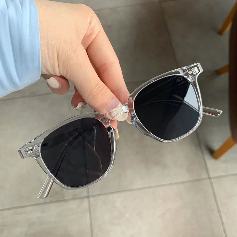 New Vintage Luxury Sunglasses for Women & Men, Square & Small Round Frame Fashion Eyewear, Classic UV Protection Sun Glasses