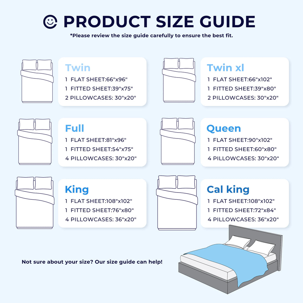 Cool & Soft Queen Size 4-Piece Bedding Set, Double-Sided Brushed Fabric, Easy Care Deep Pocket Fitted Sheet Fits Mattresses Up to 18 Inches, for Bedroom & Hotel Use, Local Warehouse Shipment, Ideal Holiday Gift