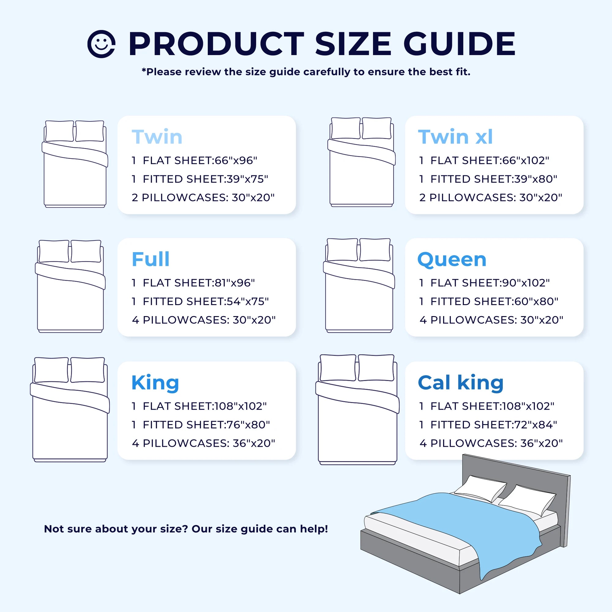 Cool & Soft Queen Size 4-Piece Bedding Set, Double-Sided Brushed Fabric, Easy Care Deep Pocket Fitted Sheet Fits Mattresses Up to 18 Inches, for Bedroom & Hotel Use, Local Warehouse Shipment, Ideal Holiday Gift