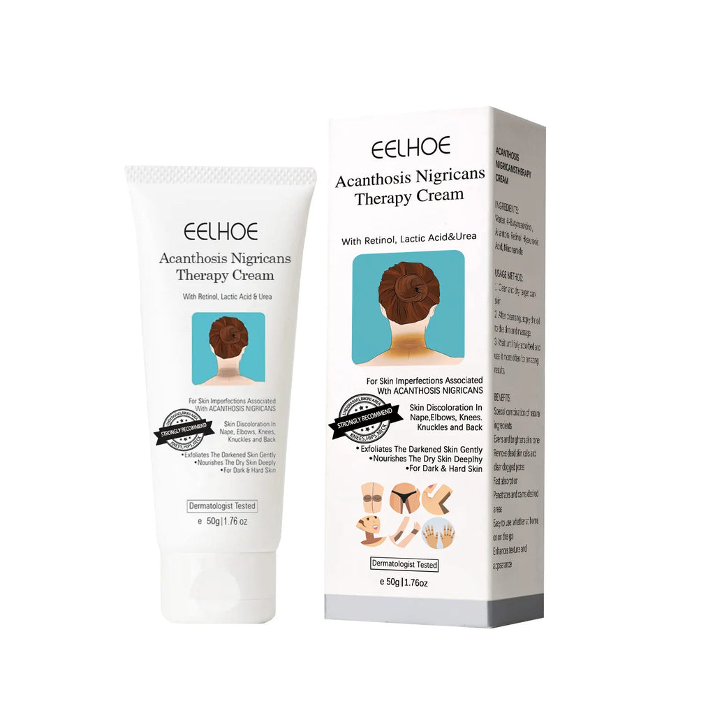 EELHOE Acanthosis Nigricans Therapy Cream Neck Arm Knee Joint Underarm Whitening Nourish Body Care Set Acantosis Nigricans Cream