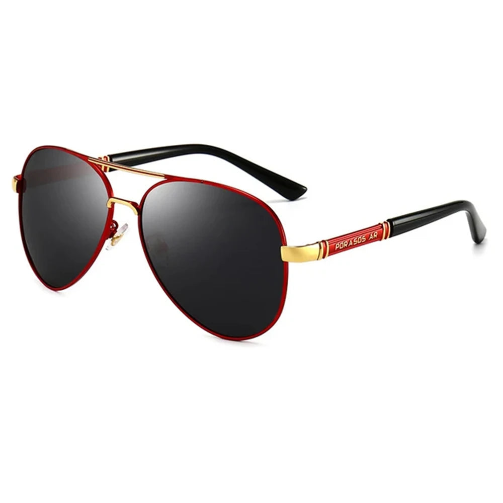 Men's Polarized Sunglasses Aviator Sunglasses For Men Women Metal Frame Glasses for Traveling Surfing Driving Fishing UV400