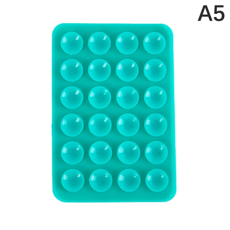 Single Side Silicone Suction Pad For Phone Sticky Gel Mat Anti-Slip Gripper Pad Universal Fixate Adhesive Reusable Holder