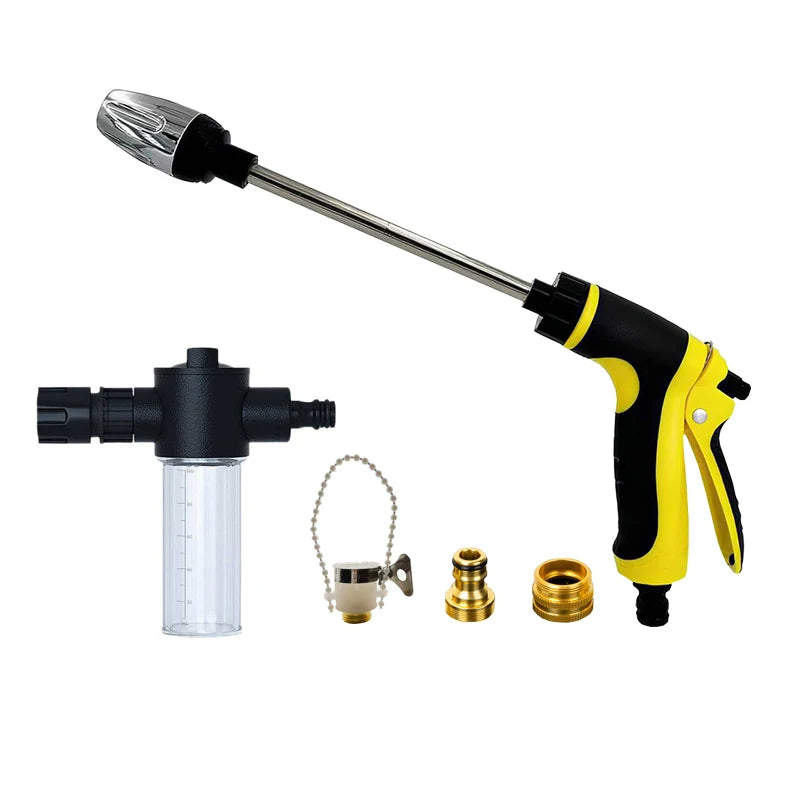 High Pressure Sprinkler Water Gun Car Washers Garden Lawn Watering Hose Nozzle Foam Lance Portable Automobiles Cleaning Tool
