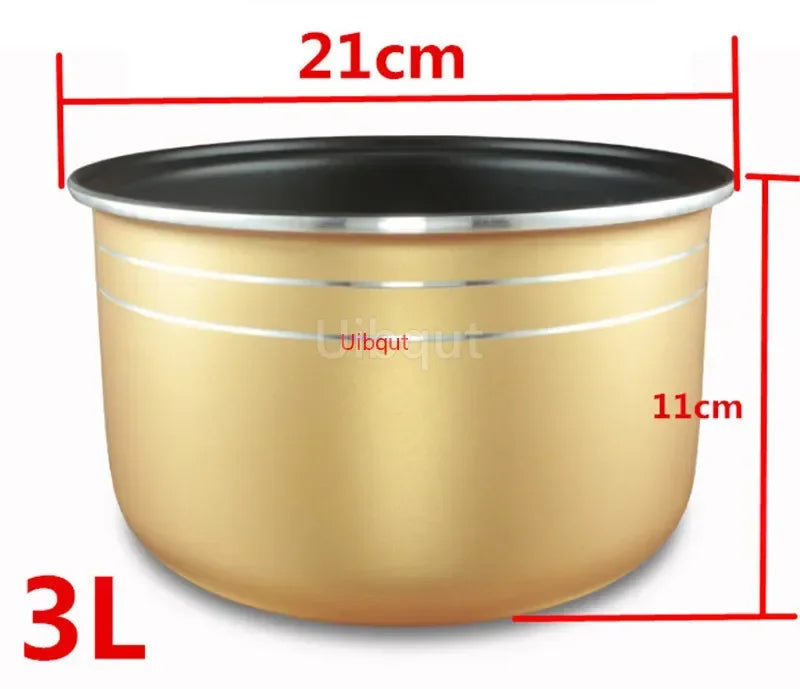 304 stainless steel rice cooker inner container Non stick Cooking Pot Replacement Accessories kitchen food Rice Cooker liner