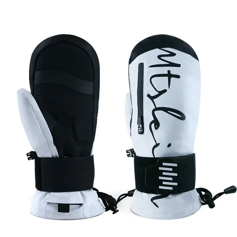 New Men Women Ski Snowboard Gloves Inside Wrist Guards Waterproof Warm Waterproof Wrist Guards Winter Gloves