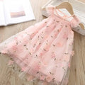 Melario Girls Sweet Dresses Summer Baby Girl Princess Dress Lace Embroidery Design Flower Girl Dresses Cute Party Kids Clothes